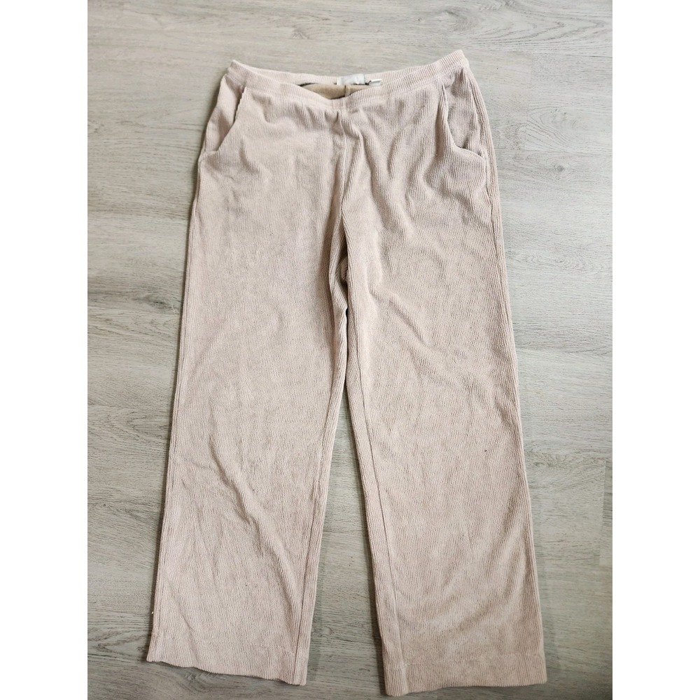 L.L. Bean Women's Cropped Wide-Leg Pants in Light Blush